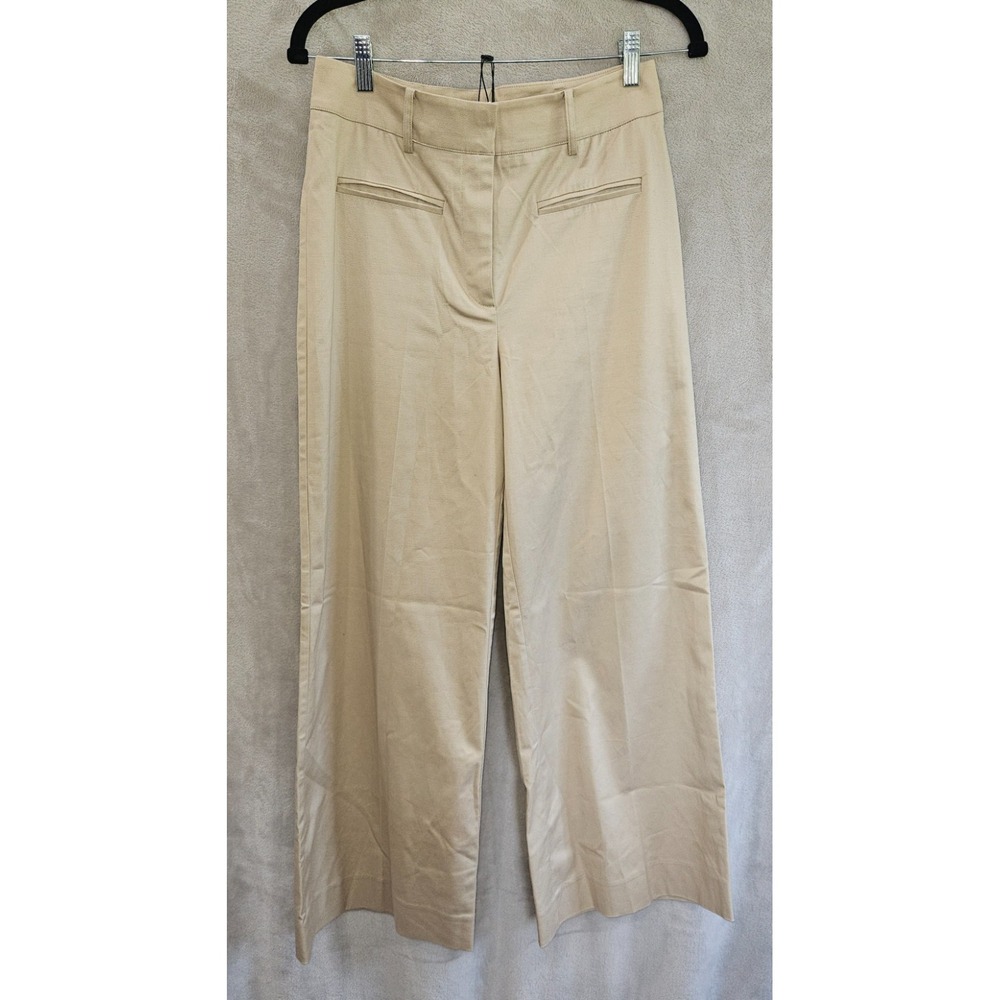 Generation Love NWT Taupe Cotton Tencel High Rise Wide Leg Luxury Pants Size 8